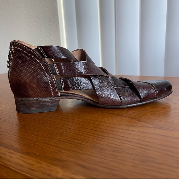 Bed Stu Brittany Woven Leather Sandals Women’s Size 6.5 Dark Brown - Picture 6 of 16